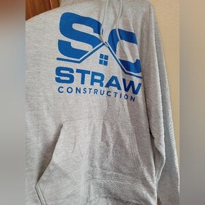 2xl grey men's hoodie